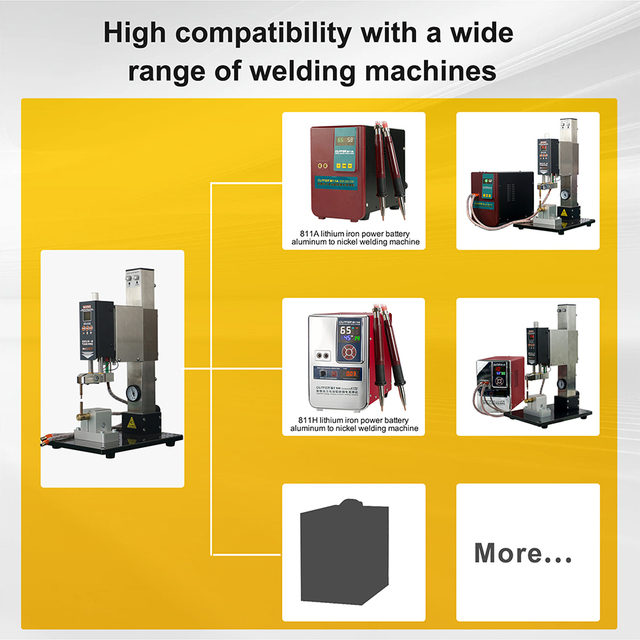 Integrated Vertical Column Pneumatic Pulse G350 (butt Welding) + 811A Energy Storage Welding Machine + AIR2550 air Compressor