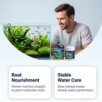 Comprimés nutritifs pour plantes d'aquarium, supplément de croissance pour plantes aquatiques, engrais à libération lente pour racines, pour poissons, crevettes, tortues, aquarium en plastique