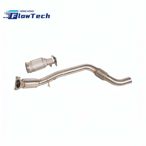 ท่อลงสแตนเลส FlowTech T304 พร้อมแผ่นกันความร้อนสำหรับ Land Rover Defender P400 3.0T L663 – ท่อไอเสียแบบแข่งขันติดตั้งได้โดยตรง - Product Image 6
