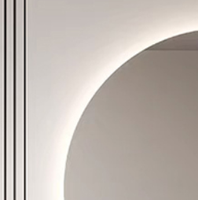 Vanité bon marché de haute qualité avec PVC blanc Armoires de salle de bain de style moderne à vendre Éclairage de vanité de salle de bain