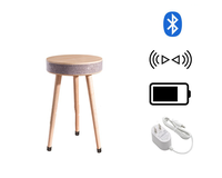 WEKIS Offre Spéciale meuble professionnel sans fil, Table d'appoint intelligente, Simple, en bois massif, haut-parleur à dents bleues, Table basse, prix bas