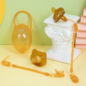 <span class=keywords><strong>Chupete</strong></span> de Silicona Nano <span class=keywords><strong>Plata</strong></span> sin BPA Personalizado al por Mayor con Estuche de Almacenamiento de PP y <span class=keywords><strong>Cadena</strong></span> Anticaída para Recién Nacidos 9336 - Product Image 2