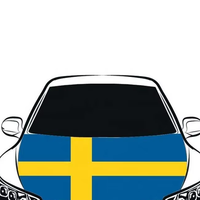 Venta al por Mayor de Fundas Laterales para Espejos Retrovisores de Coche con Banderas de Fútbol de Poliéster Personalizadas de Alta Calidad, Funda para Capó de Coche con Bandera