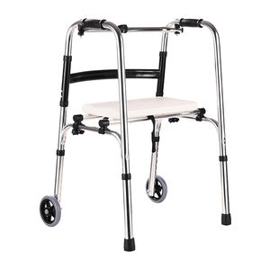 <span class=keywords><strong>Andador</strong></span> para Personas Mayores con <span class=keywords><strong>Ruedas</strong></span>, Plegable en un Segundo, de Aleación de Aluminio y Acero Inoxidable, Ligero, Marco de Rehabilitación para Personas Mayores - Product Image 4