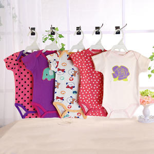 Lote de 5 Conjuntos de Ropa para Bebés Niñas, Adorables Trajes de una Pieza para Bebés - Product Image 3