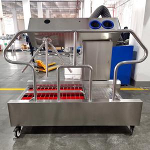Station <span class=keywords><strong>de</strong></span> lavage <span class=keywords><strong>de</strong></span> chaussures pour l'industrie alimentaire, hygiène, <span class=keywords><strong>nettoyage</strong></span> avec lavage des mains <span class=keywords><strong>et</strong></span> désinfection - Product Image 1