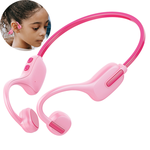Wireless Speaker Kids Camera Earphones Headset Air Bone Conduction Headphones With Gift for Kids Children Girl Boy Student