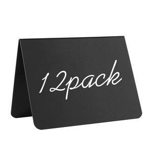 Vente en gros de plaque d'immatriculation de table de <span class=keywords><strong>prix</strong></span> de mini tableau en L réutilisable et étanche à l'eau et réinscriptible - Product Image 1
