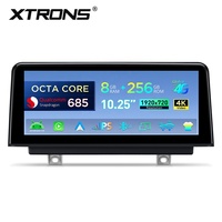 Lecteur multimédia Android XTRONS pour BMW Série 3/4/M3/M4 NBT 10,25 pouces Qualcomm 685 8+256 Go 1920x720 IPS Écran tactile CarPlay sans fil