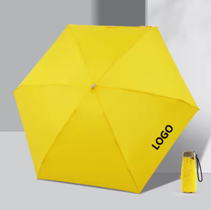 ร่มแคปซูลพกพาขายส่ง - แบบพับ 5 ตอน เปิดปิดด้วยมือ กันน้ำ ดีไซน์เรียบง่าย พกพาสะดวก ของขวัญสำหรับธุรกิจ - Product Image 2