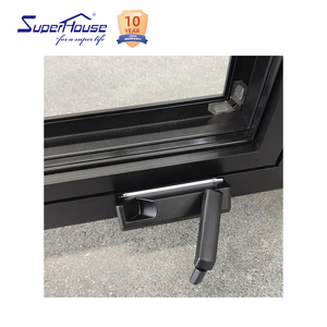 American Australia estándar Hurricane a prueba de impactos Doble vidrio templado completo <span class=keywords><strong>Cranck</strong></span> abatible/ventana francesa con aleta - Product Image 6