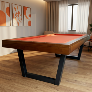 Table <span class=keywords><strong>de</strong></span> billard portable 2-en-1 <span class=keywords><strong>de</strong></span> style coréen moderne en bois massif, disponible en tailles 9ft, 8ft, 7ft, 6ft pour le billard à 8 boules - Product Image 3
