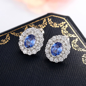 Orecchini a Perno Ovali Vintage per Donne, Gioielli per Orecchie Classici ed Eleganti alla Moda - Product Image 5