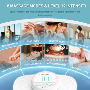 Nuevo Estimulador Muscular DOMAS, Alivio del Dolor Corporal, Terapia de Fisioterapia, Electrodos, Dispositivo TENS, 8 Modos, 19 Intensidades - Product Image 4