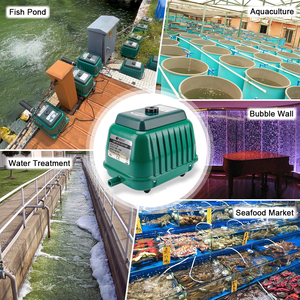 Pompe à air RESUN LP-40/60/100/200 à faible bruit, aérateur à diaphragme pour bassin, oxygénateur pour élevage de poissons, bassin à koïs, aquaculture - Product Image 3