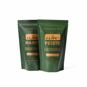 Support d'emballage en feuille de mylar anti-odeur à fermeture éclair avec logo personnalisé Pochette à fermeture éclair en plastique pour le stockage du thé et des collations - Product Image 1