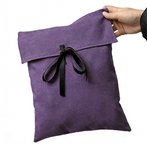 Reusable Flip Cover Canvas Envelope Storage With Dust Strap for Dance Shoes Scarf Custom Logo Packaging Bag - Product Image 1