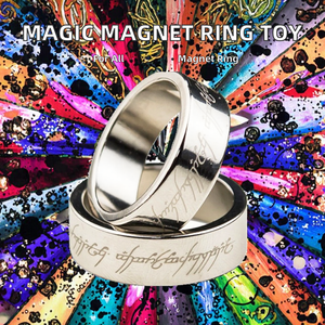 Anello Magnetico Magico in Metallo, Accessori per Magia da Palcoscenico, Trucchi di Mentalismo con Monete Magnetiche Forti, Facili da Usare, Giocattoli Invisibili, 14 Anni No - Product Image 2