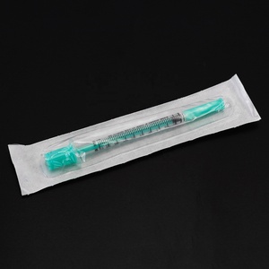 Siringa per Insulina Multicolore con Ago, Sterile, per Iniezione di Peptidi, Adatta per Erogazione Liquidi, 6mm, Colore Viola - Product Image 2