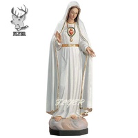 Statue artisanale en résine, sculptures religieux de la vierge marie jésus, taille vie, en solde
