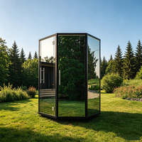 Vente directe d'usine : Sauna vapeur humide traditionnel en cèdre canadien, type tonneau, pour hammam