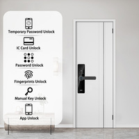 XSDTS F20 Funciona con Tuya, Cerradura Inteligente con Huella Dactilar, Control Remoto WiFi, Seguridad Avanzada, Entrada sin Llave para Hogar Inteligente