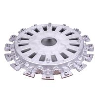 Coude en alliage d'aluminium A356 de qualité industrielle ISO 9001, usiné CNC, moulé par poudrage, moulé par gravité, moulé sous pression