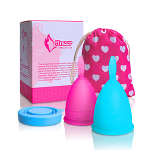 Reutilizable ECO las copas menstruales plegable <span class=keywords><strong>esterilizador</strong></span> médico 100% de silicona <span class=keywords><strong>copa</strong></span> <span class=keywords><strong>Menstrual</strong></span> - Product Image 6