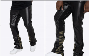 <span class=keywords><strong>Pantaloni</strong></span> in finta pelle accatastati <span class=keywords><strong>con</strong></span> stampa Camo in poliestere 100% personalizzati - Product Image 3