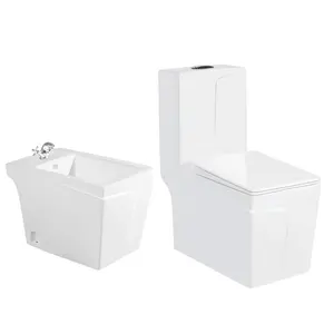 Nouveau sanitaires en céramique salle de bains wc et bidet ensembles