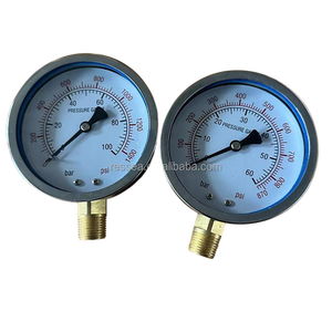 เครื่องวัดแรงดันแก๊สน้ำมันไฮดรอลิกด้านล่าง2.5 "/63มม. 100มม. กำหนดได้เอง - Product Image 1