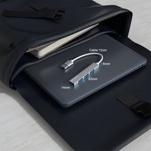 Chất lượng cao nhôm <span class=keywords><strong>USB</strong></span> <span class=keywords><strong>2.0</strong></span> Loại C-Port <span class=keywords><strong>Hub</strong></span> nhà máy giá bán buôn Thiết kế mỏng trong kho - Product Image 5