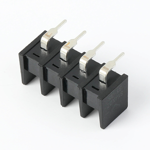 25R-7.62สีดำชนิดกริดเทอร์มินัลบล็อก2P 3P 4P กลางพินความจุ10A 7.62มม. - Product Image 5