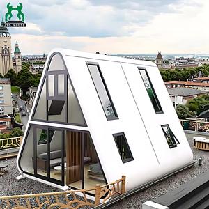 Tam giác một khung thép cấu trúc di động nhà vệ sinh vật liệu cho nhà sử dụng bánh sandwich Panel - Product Image 1