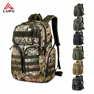 LUPU 25L Camouflage Tactical <b>Backpack</b> <b>Waterproof</b> Oxford Rucksack Molle Hiking Camping Gym Daypack - Product Image 1