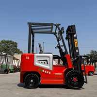 Chariot élévateur électrique à batterie lithium de haute qualité, 1 tonne, 2 tonnes, 4 roues, pour la logistique et l'entrepôt