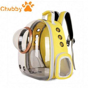 Mochila transportadora de mascotas tipo cápsula espacial, transparente y brillante, de gran espacio, para exteriores, la más vendida. - Product Image 3