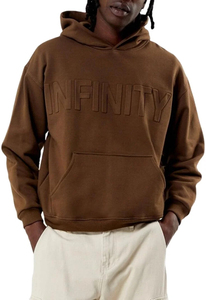 เสื้อฮู้ดพิมพ์ลายนูนสำหรับผู้ชายย้อมสีแบบเรียบๆแห้งเร็วทำจากวัสดุที่ดีที่สุด - Product Image 3