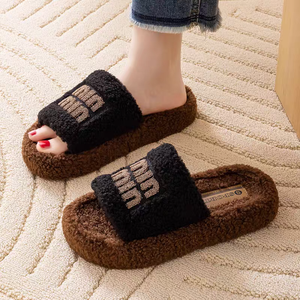 Diseño Coral Fleece Home Warm Women para zapatillas Características térmicas antideslizantes suaves para invierno Primavera Otoño - Product Image 4