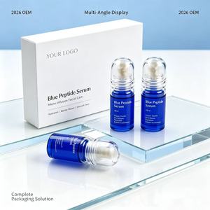 Sérum Facial Hydratant au Peptide Bleu GHK OEM 2026 pour la Réparation de la Barrière Cutanée et une Peau Lisse et Éclatante - Product Image 2