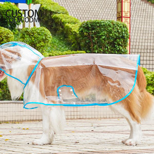 Sıcak satış sürdürülebilir Polyester Pet giysi sarı köpek yağmurluk köpekler için yaz kış su geçirmez ceket bahar yağmurluk - Product Image 3