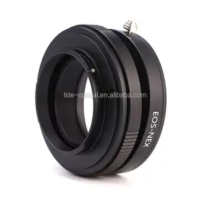 แหวนอะแดปเตอร์เลนส์กล้อง EOS NEX,แหวนอะแดปเตอร์แปลงเลนส์สีดำทนทานของจีนใช้ได้กับ Sony Leica Nikon