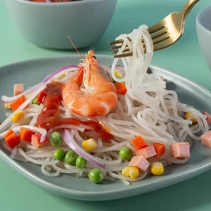 Konjac Dry Spaghetti Noodles Sem Glúten Sem Açúcar Baixa Caloria Low Carb Alta Fibra Dietética Perda de Peso Pasta Alternative Bag - Product Image 5
