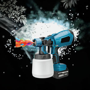 Pistola de Pintura Eléctrica sin Aire de Gran Capacidad, 21V, Industrial y Doméstica, a Batería, para Pintar con Látex - Product Image 2