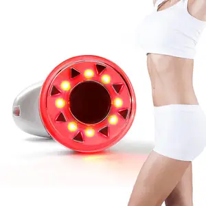 Professional 3 in 1 Red Led Light Therapy Arm Waist Belly Leg Fat Reduction Vibration Body Massage RF Body Weight Loss Equipment