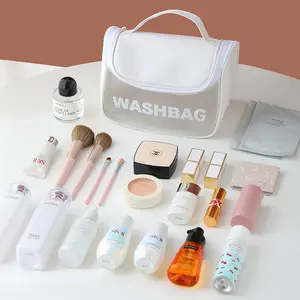 Amiqi JD08女士旅行透明化妆包化妆品定制模型PVC化妆包