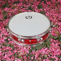 Tambour de Guerre en Acier Inoxydable Électroplaqué, 3 Couleurs, Instrument de Percussion, Tambour de Marche pour Enfants, Caisse Claire — Vente en Gros Usine OEM