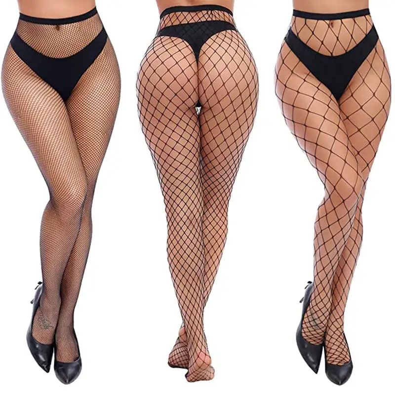Hot Sale Black Tights Small Middle Big Mesh Stockings Fish Net Tights Women Girl Sexy Fishnet Stockings Pantyhose Tights