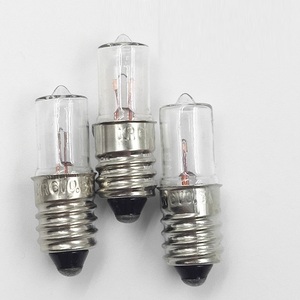 HoneyFly Máy Chỉ Báo Bóng Đèn Halogen E10 6V <span class=keywords><strong>0.5A</strong></span> 3W Đèn Pin Đèn Blub Đèn Halogen Đèn Thạch Anh Trắng Ấm - Product Image 3