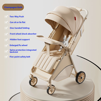 Nouvelle conception portable compacte pliable d'une seule main 	 Poussette bébé 0-36 mois, design moderne, avec capote respirante pour nouveau-né